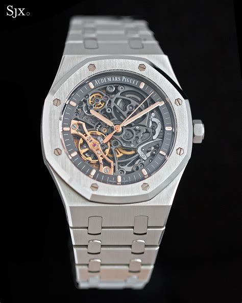 audemars piguet royal oak open worked skeleton worth|audemars piguet royal oak collection.